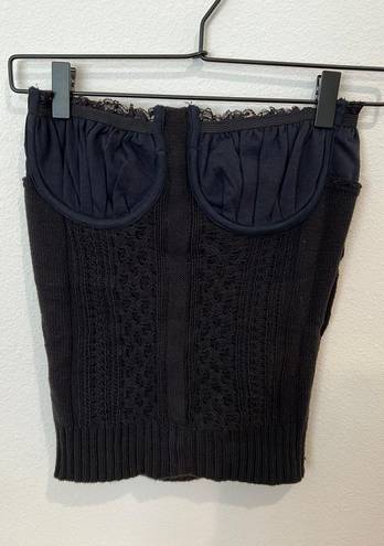 Arden B Sweater Corset Bustier 