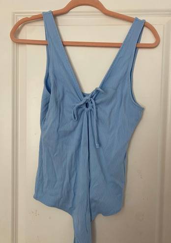 Abercrombie & Fitch Blue Bodysuit Size L