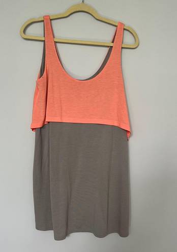 Lucca Couture Light Gray Pink Sleeveless Tank Top