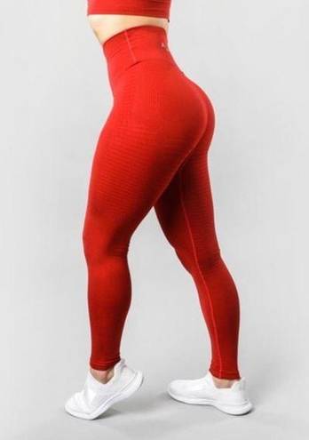 Alphalete Halo Leggings Red - $33 (54% Off Retail) - From madeline