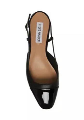 Steve Madden Black Slingback Flats