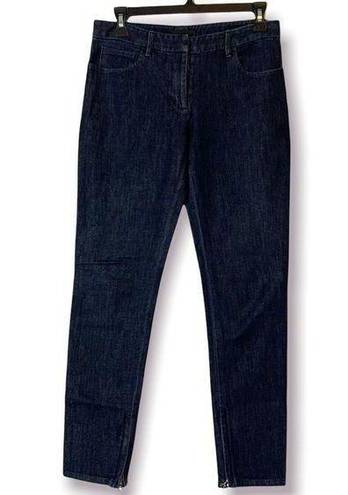 The Row  dark wash zip ankle skinny jeans sz XS