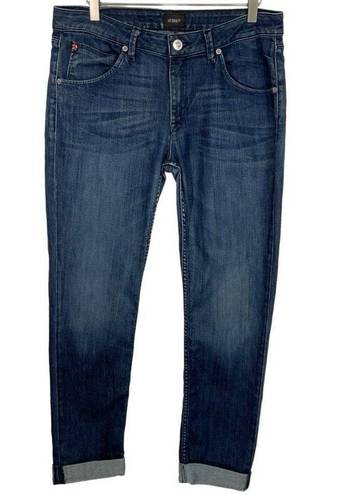 Hudson Jeans Hudson Blue Bacara Straight Leg Cuffed Denim Jeans 30