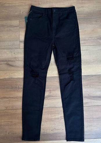 Wild Fable  Denim Jeans 6 28 High Waisted Black Skinny Stretch Womens Pant NWT