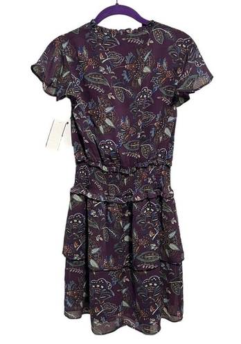 a.n.a Q  Los Angeles Purple Floral Mini Dress, New with Tags