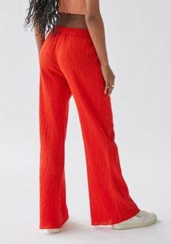 Urban Outfitters Red Flare Pants