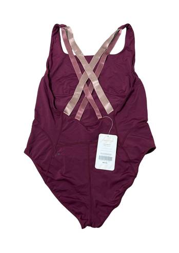 Fabletics Maroon  Swimsuit