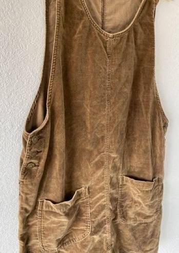 Denim & Co brown corduroy dress