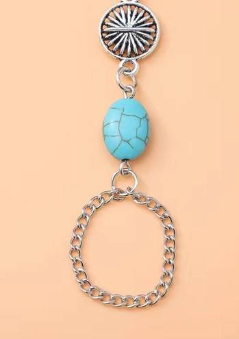 One Piece Boho turquoise decor layered anklet 

Faux fashion jewelry‎