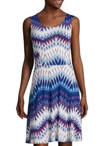 a.n.a A New Approach abstract print fit and flare dress size XL