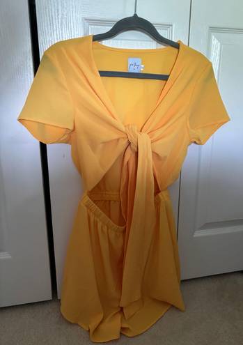 Princess Polly Yellow Romper