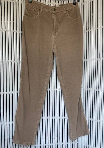 Vintage Bill Blass Corduroy Jeans Tan Size 12