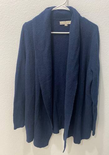 Loft Blue Cardigan Size XL