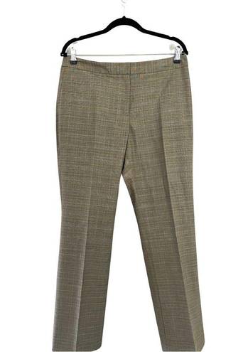 Brooks Brothers  346 Tan Wool Houndstooth Pants Lined Sz 12P