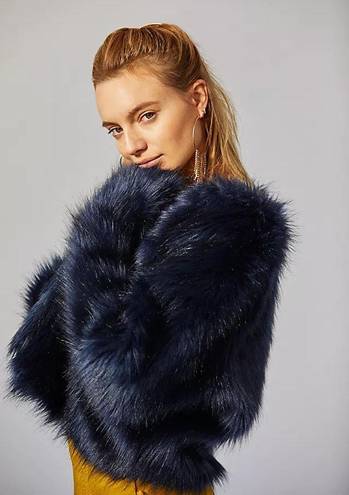 Free People Faux Fur Coat