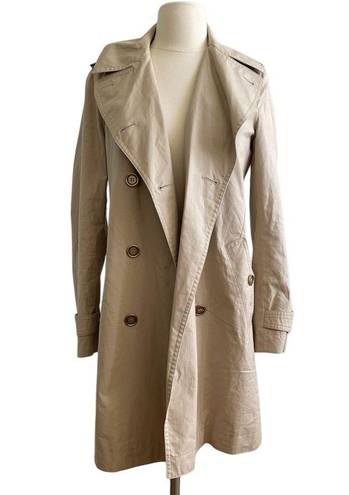 Burberry  Brit Double Breasted Full House Check Lining Kensington Trench Coat