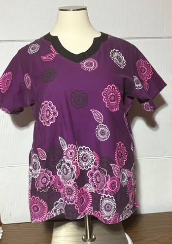 Butter Soft Scrub Top 2X