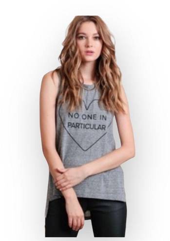 Lovers + Friends new  ᯾ No One in Particular Muscle Tee Tank ᯾ Sweatshirt Grey ᯾