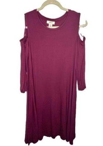 Style & Co  Cold Shoulder Swing Dress Long Sleeve Size Medium NWT