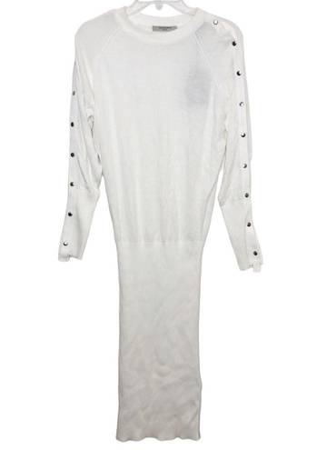 All Saints Suzie Dress Size Small Ivory White Sweater Long Sleeve