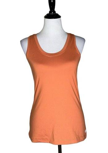 Gottex  Women's Racerback Tank Top Orange Open Back Athletic Sleeveless Size M