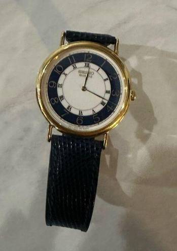 Seiko quartz navy watch