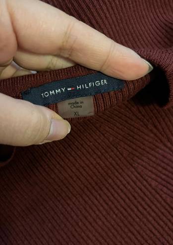 Tommy Hilfiger Red Ribbed Vest