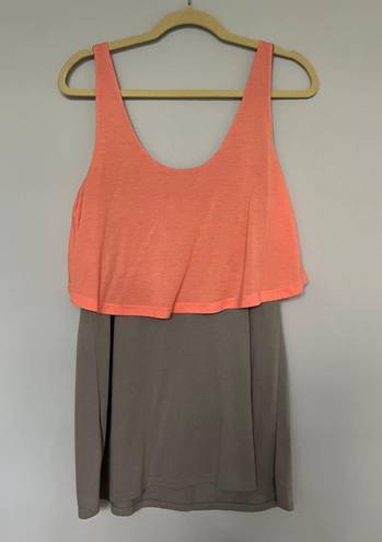 Lucca Couture Light Gray Pink Sleeveless Tank Top