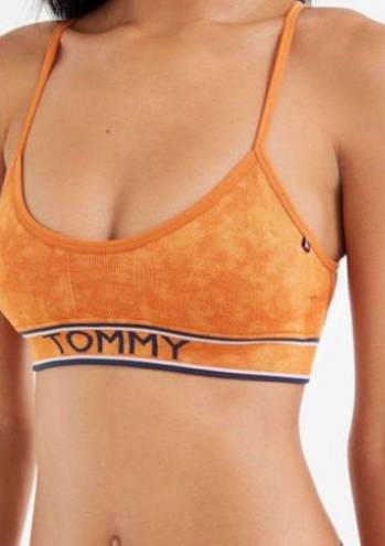 Tommy Hilfiger Orange strappy bralette never worn with label 