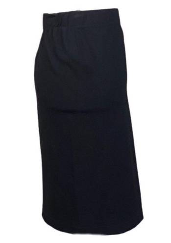 Vince  black pull-on, elastic waist pencil, midi skirt in size Small. EUC