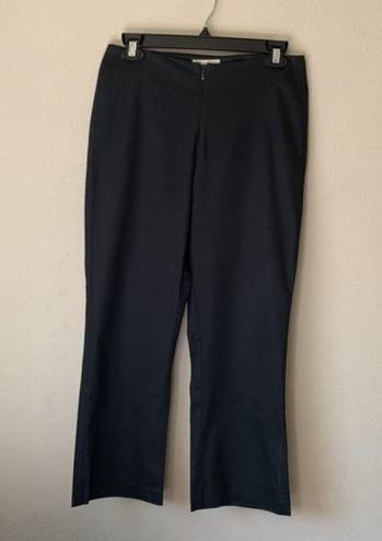 Cache Women's  Vintage Black Cropped Capri 25"Inseam Trouser Pants Size 2 EUC