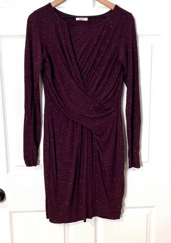 Bailey 44 Anthropologie Purple Cross Wrap Dress