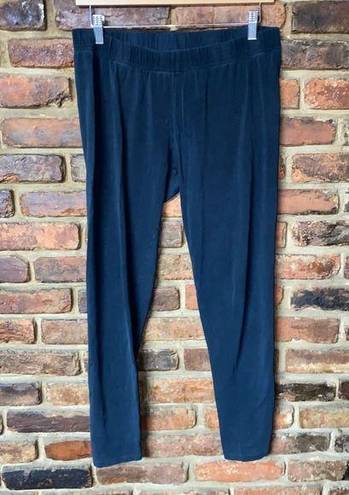 Lands'End  Navy Blue Pull-On Leggings Pants Women's Size medium 10-12