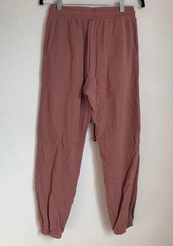 Lulus NWT  Boat House Drawstring Jogger Sweatpants in Mauve Pink