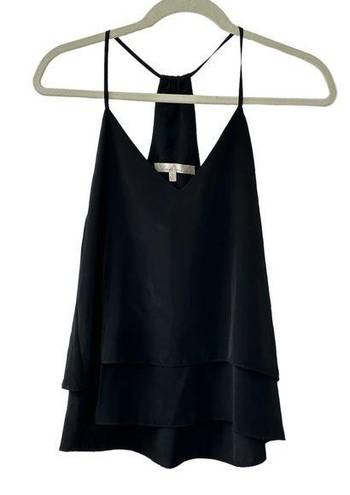 Lovers + Friends  Black Tiered Racerback Cami Tank Women's Small