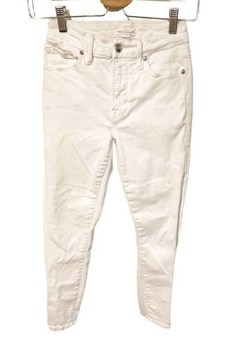 Good American  Size 00 24 White Good Legs Cropped Jeans