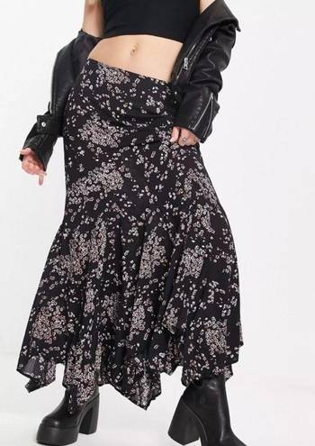 Free People  back seat glamour floral skirt size 4