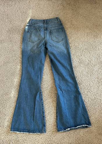 Vintage Flare Jeans Blue Size XS