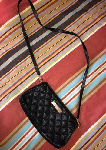 DKNY Black Quilted Crossbody Bag