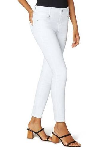 Liverpool NWT  X Nordstrom THE GIA GLIDER ANKLE SLIM SKINNY JEANS IN BRIGHT WHITE