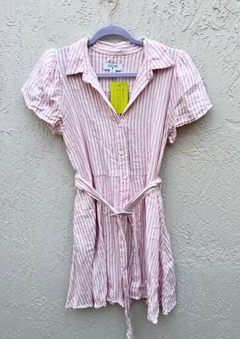 Alexis Dress Pink Striped