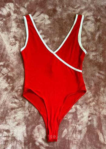 Forever 21 RED BODYSUIT