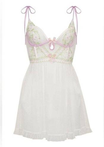 For Love & Lemons Waterlilies Slip Dress