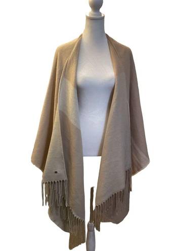 SOIA & KYO New  Blush Pink And Ivory‎ Scarf/Wrap/Shawl With Fringe OS #941