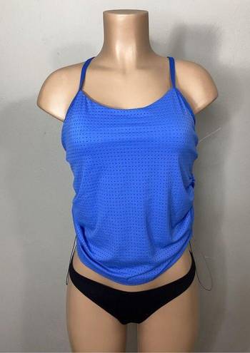 Nike New.  pacific blue swim/athletic top. Large.