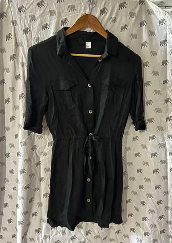 Divided Button Up Dress