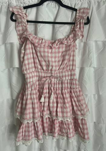 Ruffle Dress Pink Size M