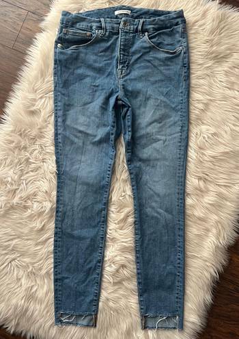 Good American Good Legs Step Hem Skinny Jeans