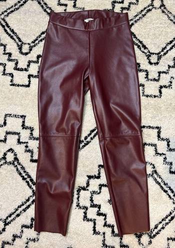 Chateau Wolford Estella Faux Leather Leggings in  Size 8