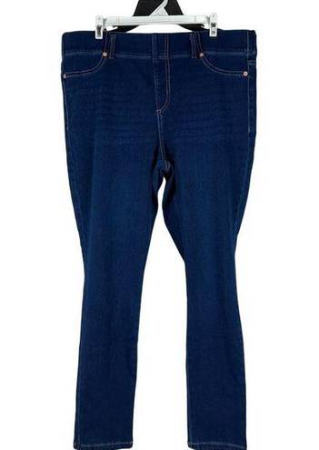 Mixit  Women's Elastic Waist Stretch Jeggings Size XL Blue